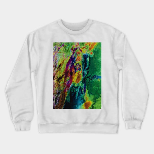 Clouded In Colour Crewneck Sweatshirt by LukeMargetts